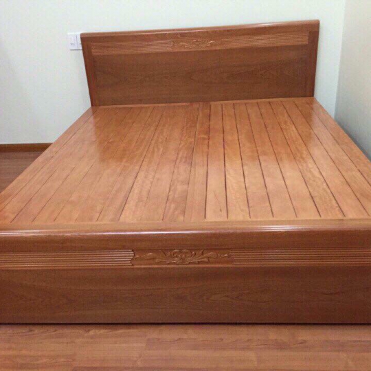 Giường ngủ gỗ xoan đào (Nệm 1,6m x 2m)